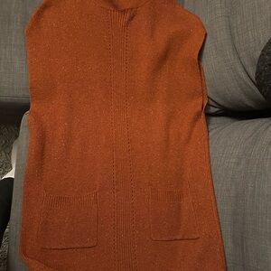 ASOS Burnt Orange Turtle Neck Sweater Tunic
